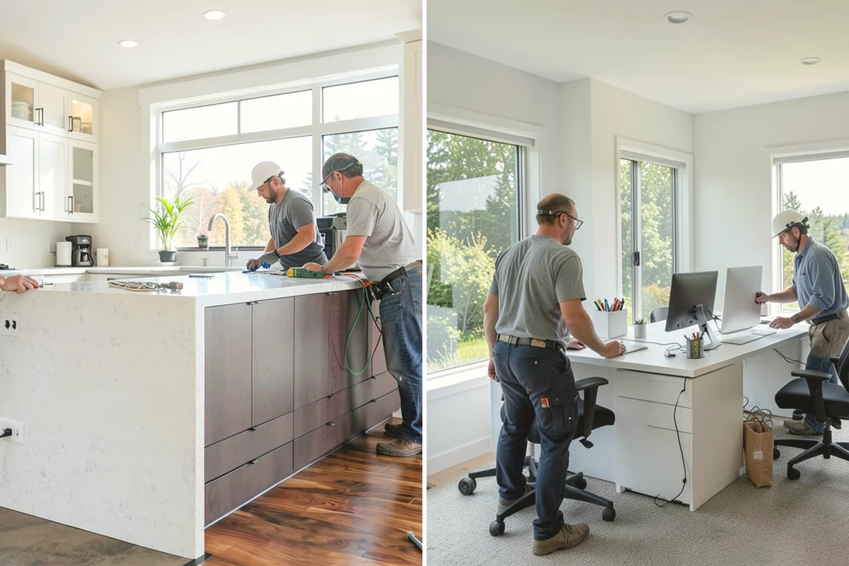 Bathroom Vanity Installation in Monroe, Snohomish County, WA - Remove the old vanity and check plumbing