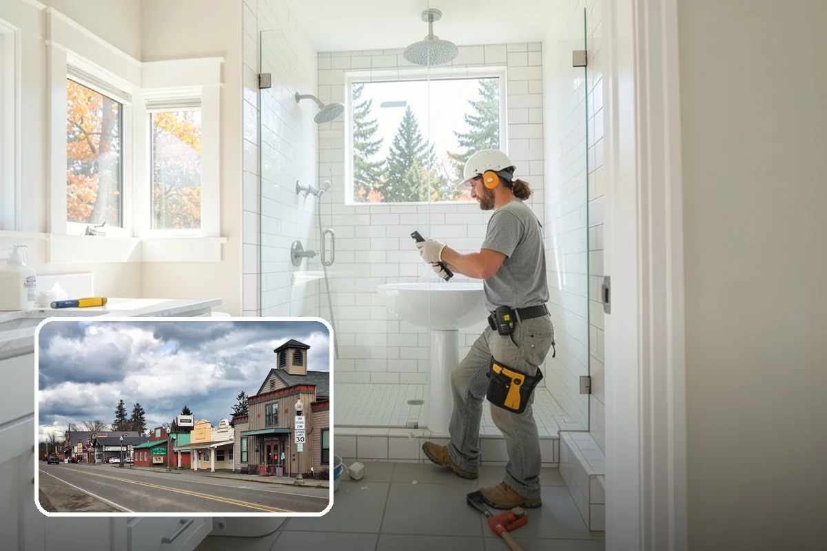 Bathroom Vanity Installation in Roy, Pierce County, WA - Adds valuable storage and counter space
