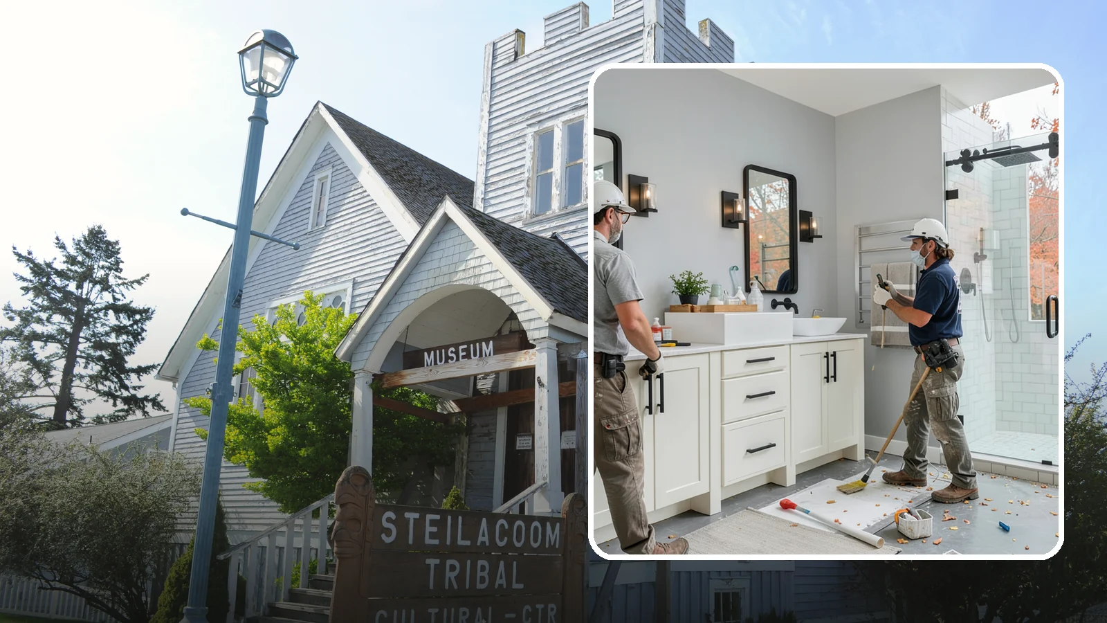 Bathroom Vanity Installation in Steilacoom, Pierce County, WA - A bathroom vanity installation adds functional storage and a fresh focal point to your sink area.