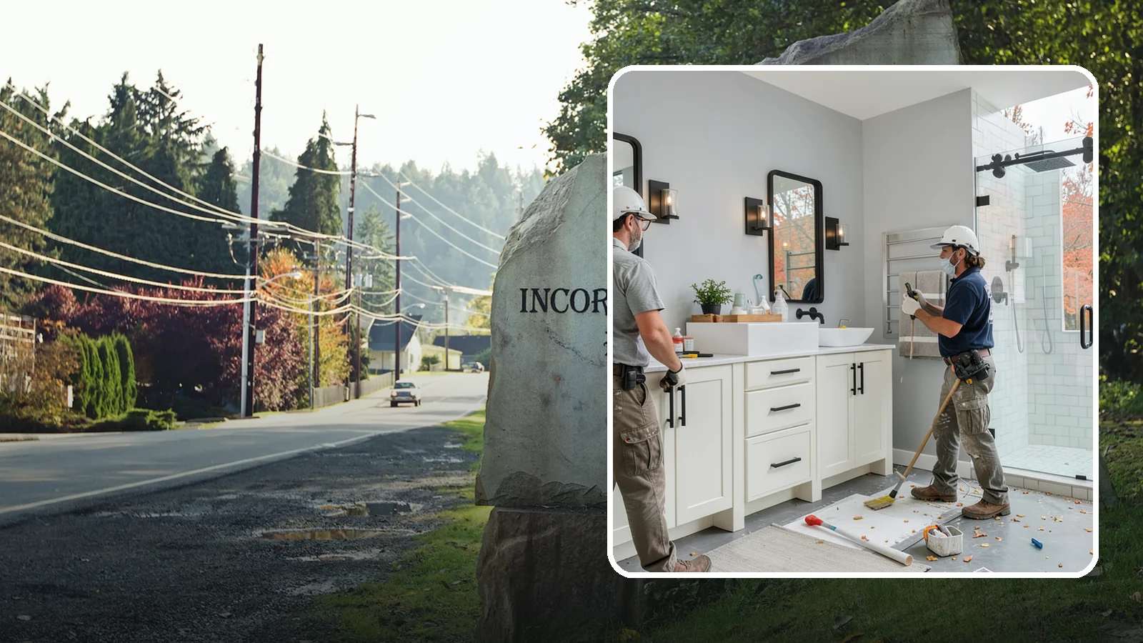 Bathroom Vanity Installation in Wilkeson, Pierce County, WA - A bathroom vanity installation adds functional storage and a fresh focal point to your sink area.