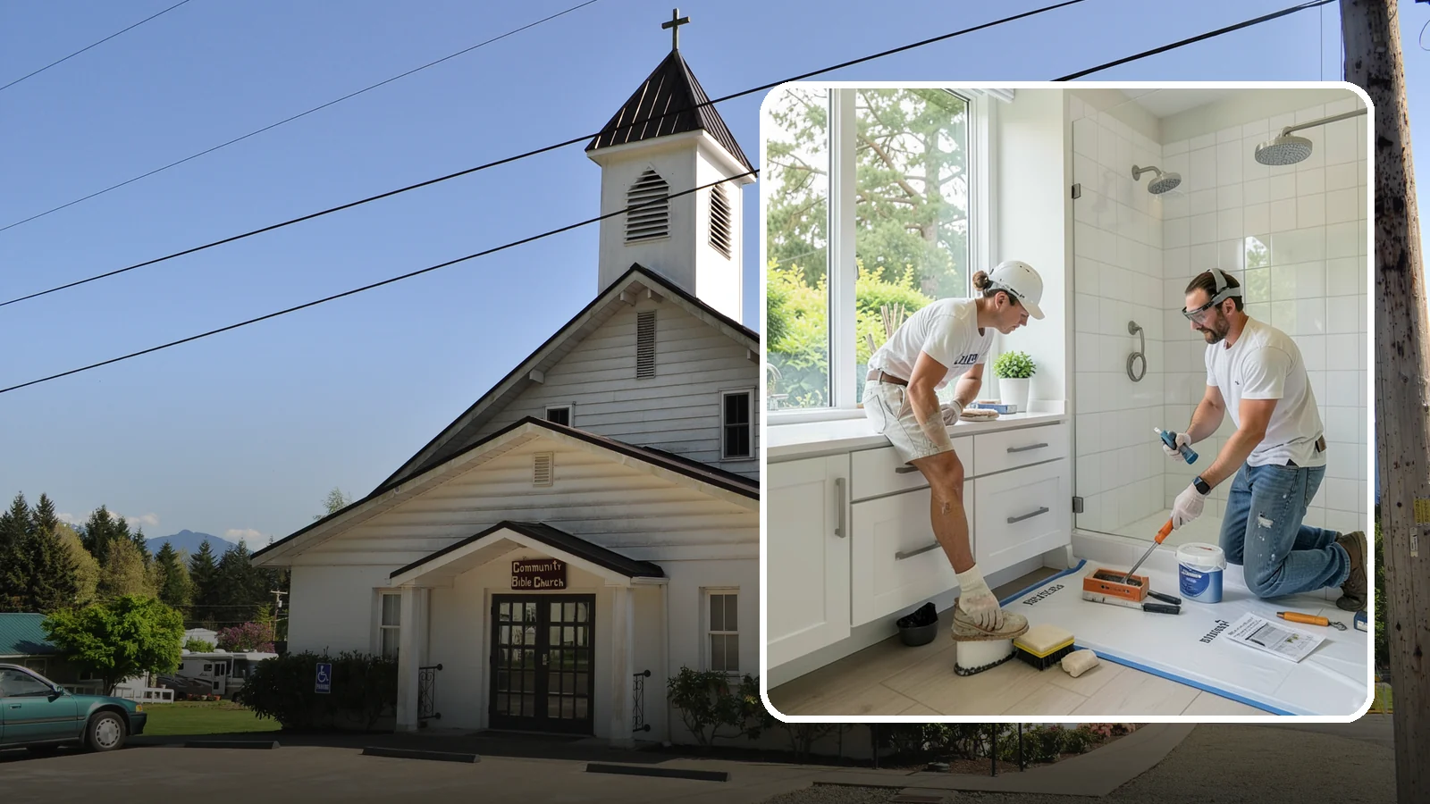 Bathroom Waterproofing in Concrete, Skagit County, WA - Bathroom waterproofing seals wet areas to keep moisture out of your walls, floors, and framing.