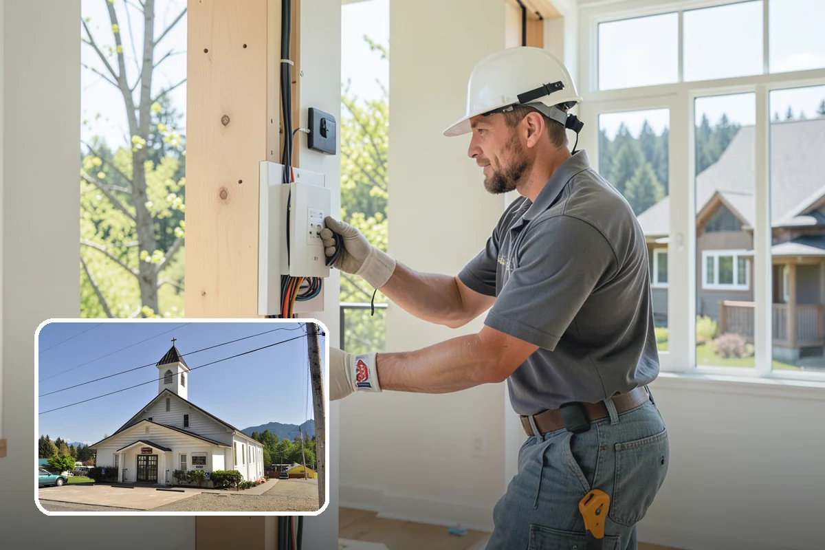 Bathroom Waterproofing in Concrete, Skagit County, WA - Blocks water from reaching framing and subfloor
