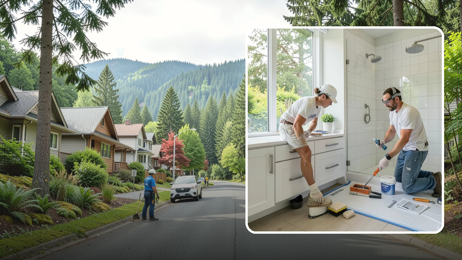 Bathroom Waterproofing in Darrington, Snohomish County, WA - Bathroom waterproofing seals wet areas to keep moisture out of your walls, floors, and framing.
