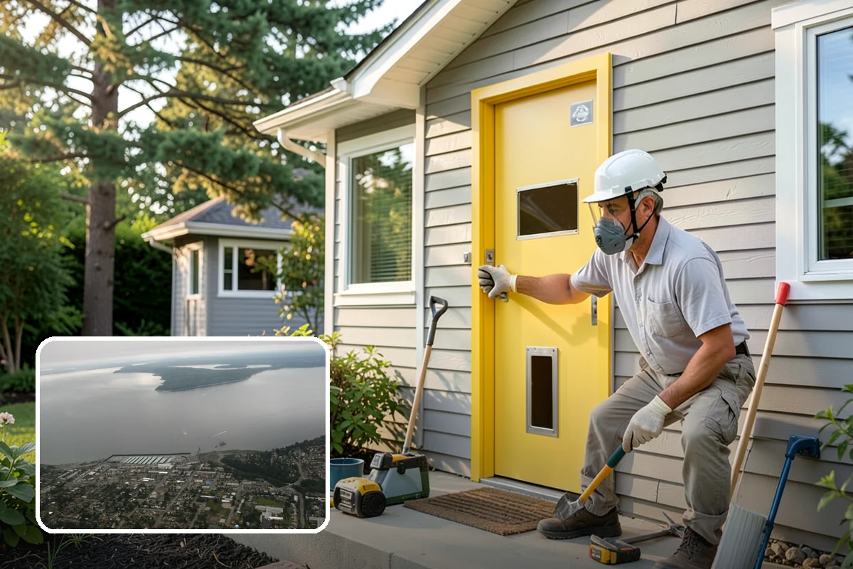 Bathroom Waterproofing in Des Moines, King County, WA - Blocks water from reaching framing and subfloor