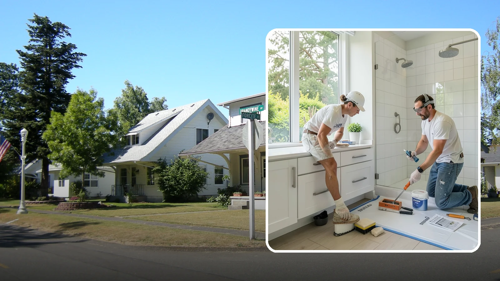 Bathroom Waterproofing in DuPont, Pierce County, WA - Bathroom waterproofing seals wet areas to keep moisture out of your walls, floors, and framing.