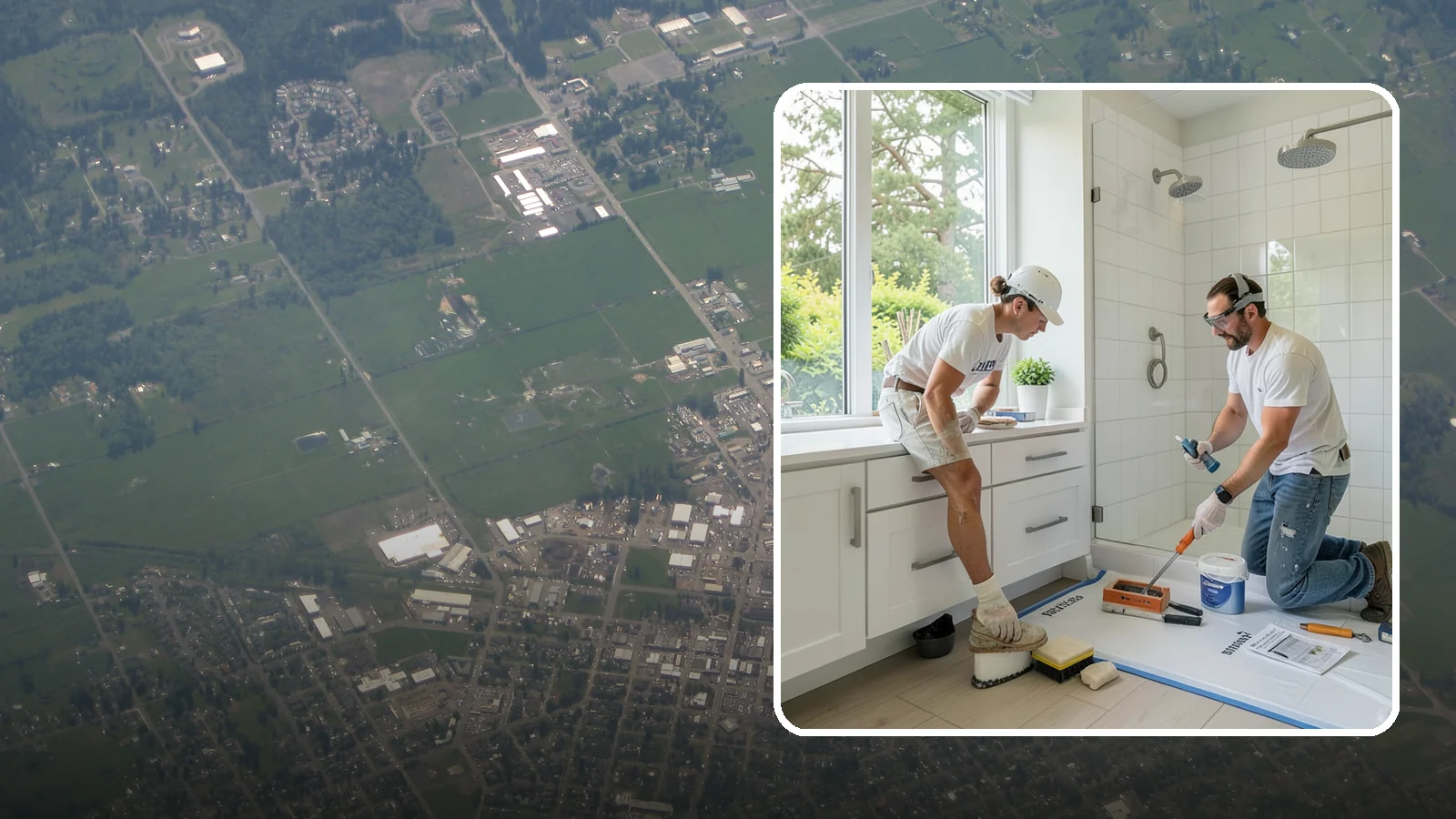 Bathroom Waterproofing in Enumclaw, King County, WA - Bathroom waterproofing seals wet areas to keep moisture out of your walls, floors, and framing.
