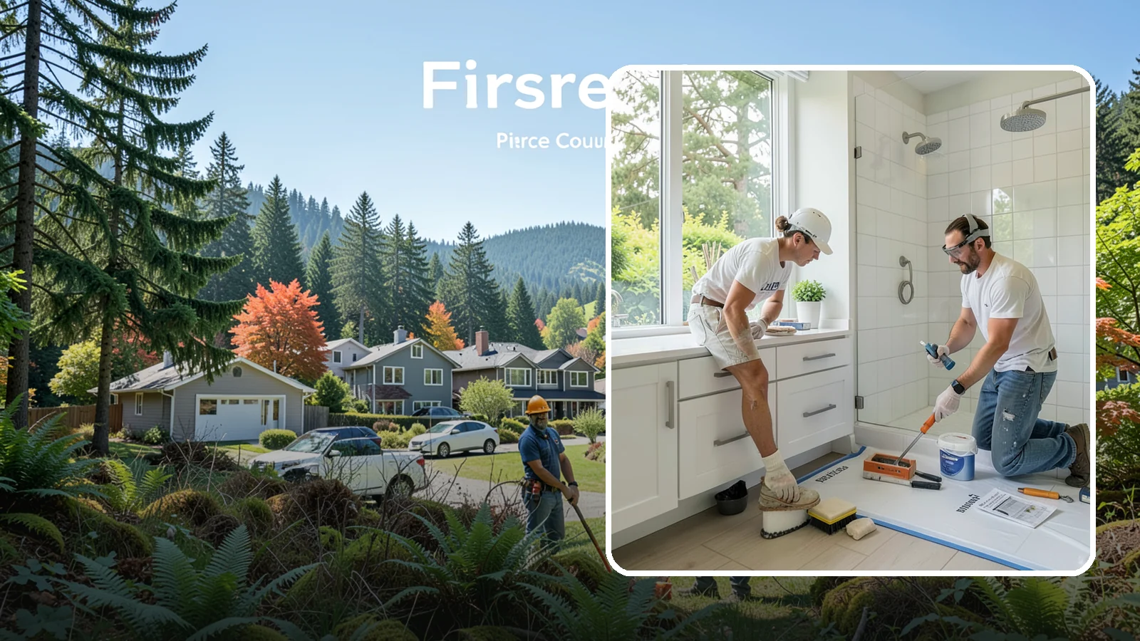 Bathroom Waterproofing in Fircrest, Pierce County, WA - Bathroom waterproofing seals wet areas to keep moisture out of your walls, floors, and framing.