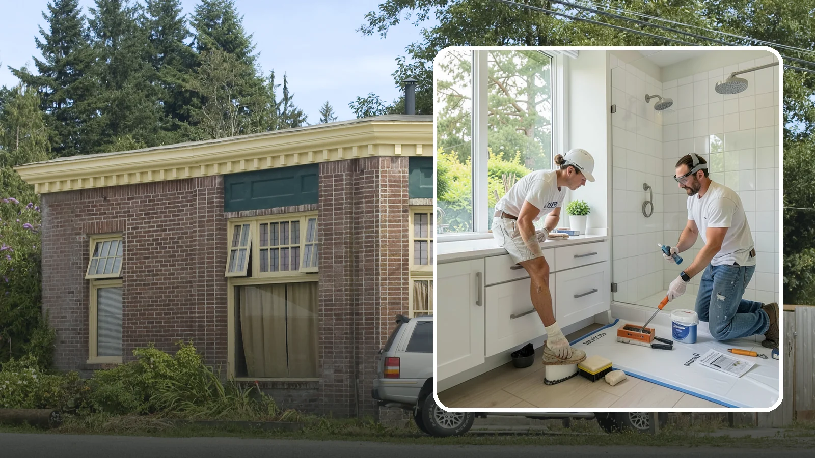 Bathroom Waterproofing in Hamilton, Skagit County, WA - Bathroom waterproofing seals wet areas to keep moisture out of your walls, floors, and framing.