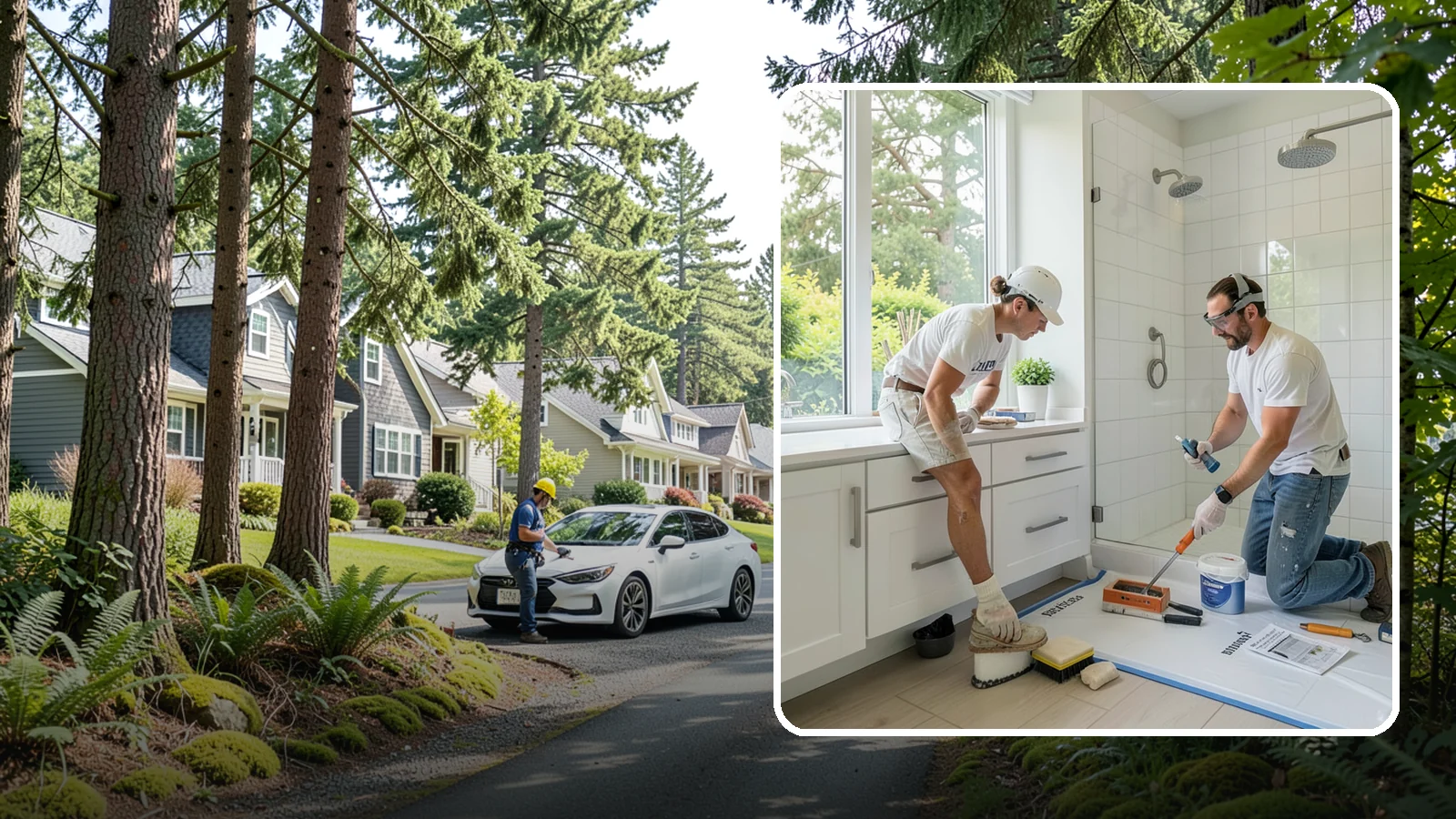 Bathroom Waterproofing in Normandy Park, King County, WA - Bathroom waterproofing seals wet areas to keep moisture out of your walls, floors, and framing.