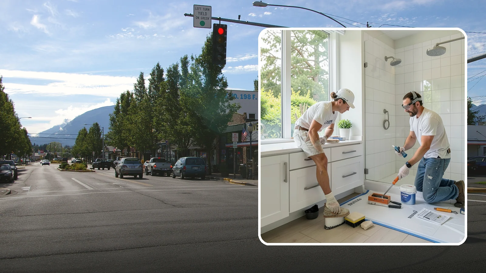 Bathroom Waterproofing in North Bend, King County, WA - Bathroom waterproofing seals wet areas to keep moisture out of your walls, floors, and framing.