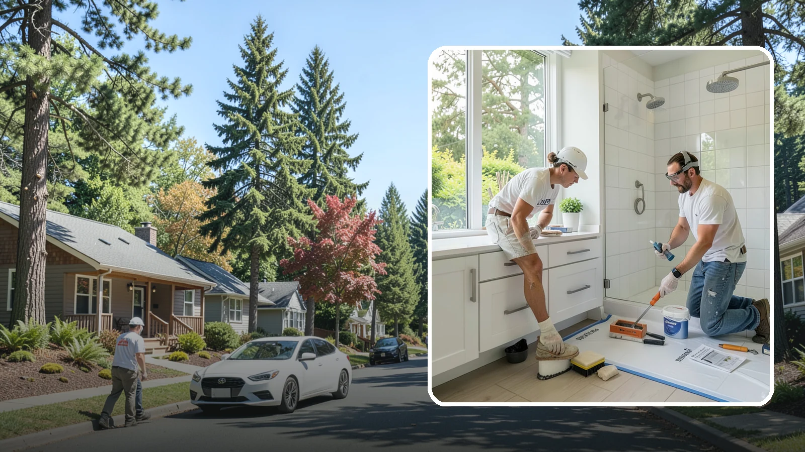Bathroom Waterproofing in Orting, Pierce County, WA - Bathroom waterproofing seals wet areas to keep moisture out of your walls, floors, and framing.