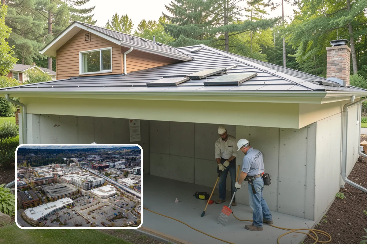 Bathroom Waterproofing in Redmond, King County, WA - Blocks water from reaching framing and subfloor