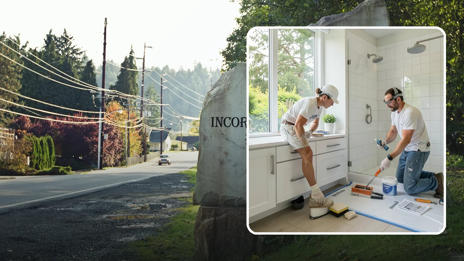 Bathroom Waterproofing in Wilkeson, Pierce County, WA - Bathroom waterproofing seals wet areas to keep moisture out of your walls, floors, and framing.