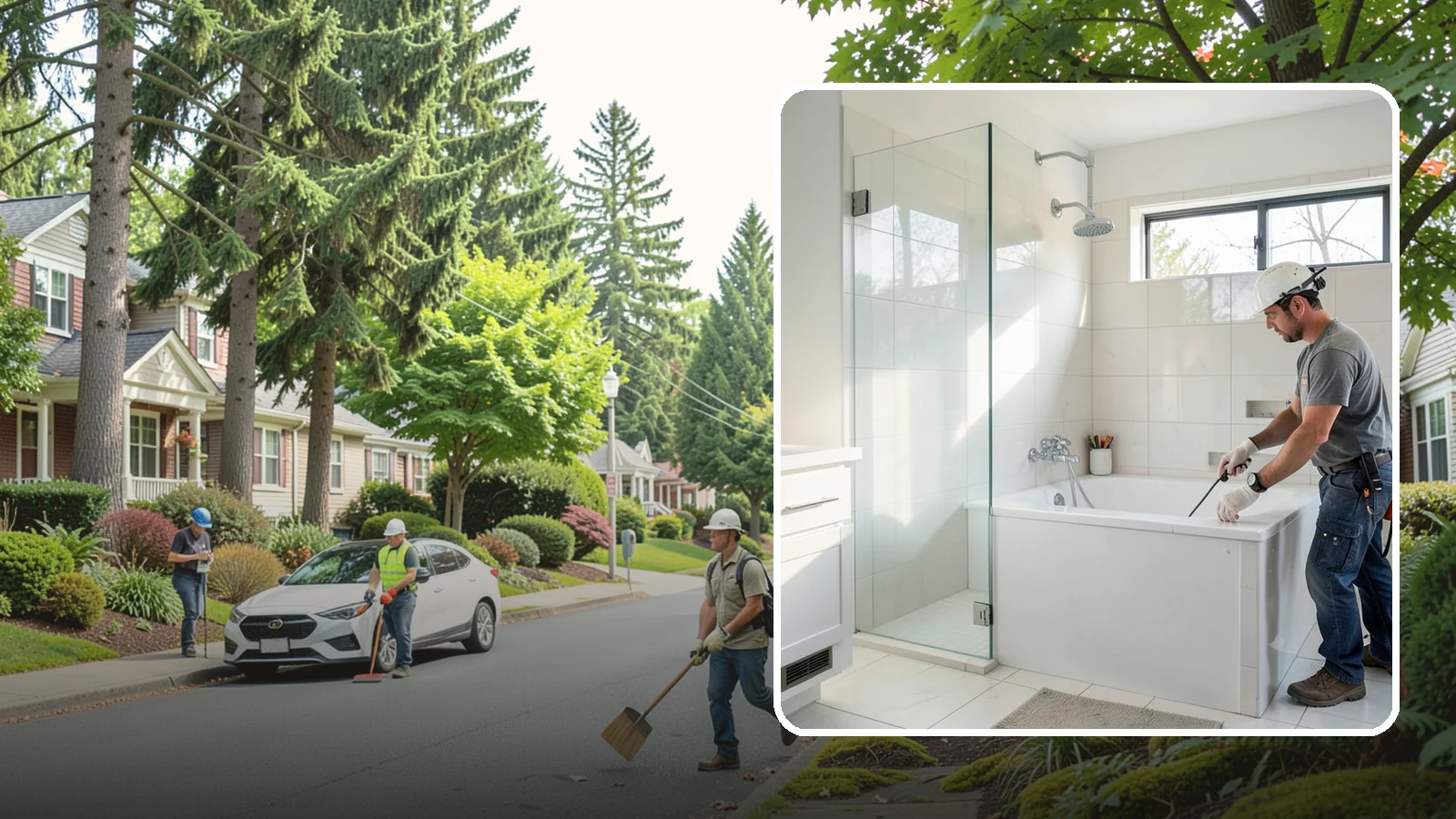 Bathtub Installation in Beaux Arts Village, King County, WA - A bathtub installation sets a new tub with reliable plumbing and a clean, watertight surround.