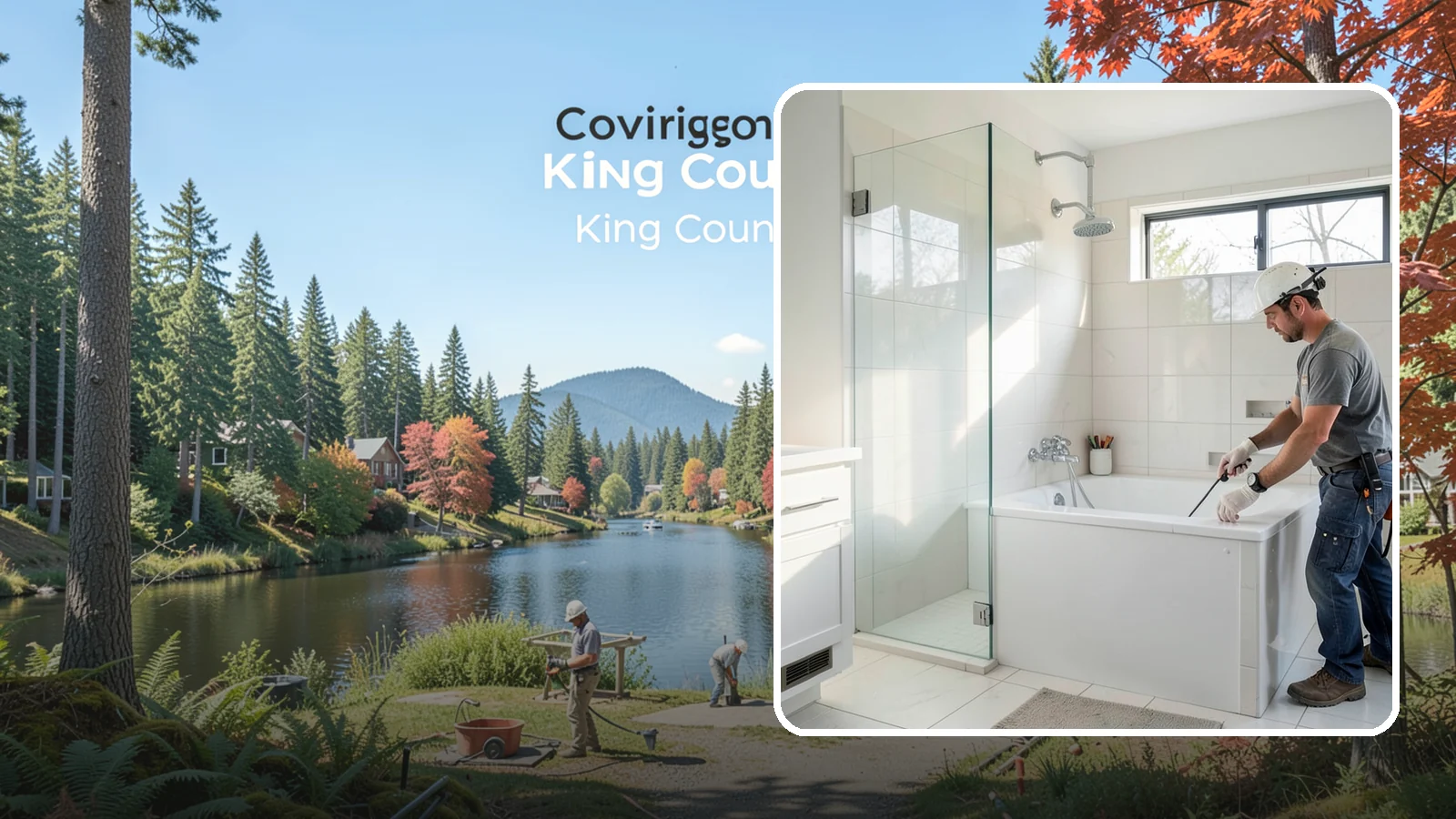 Bathtub Installation in Covington, King County, WA - A bathtub installation sets a new tub with reliable plumbing and a clean, watertight surround.