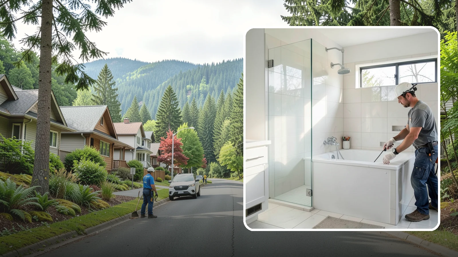 Bathtub Installation in Darrington, Snohomish County, WA - A bathtub installation sets a new tub with reliable plumbing and a clean, watertight surround.
