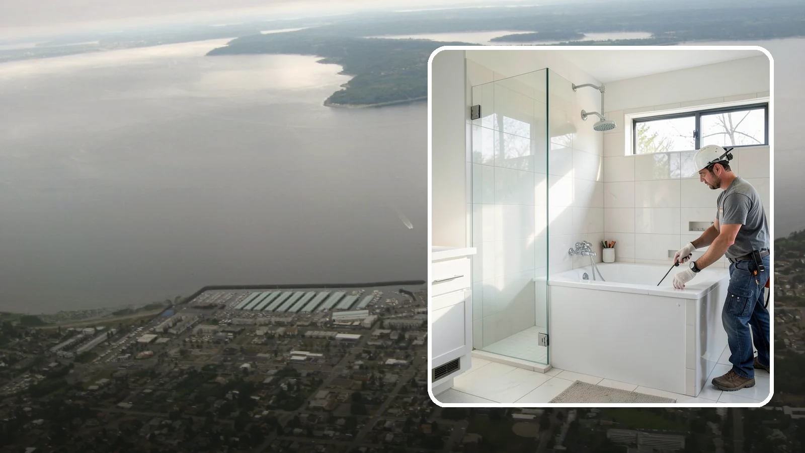 Bathtub Installation in Des Moines, King County, WA - A bathtub installation sets a new tub with reliable plumbing and a clean, watertight surround.