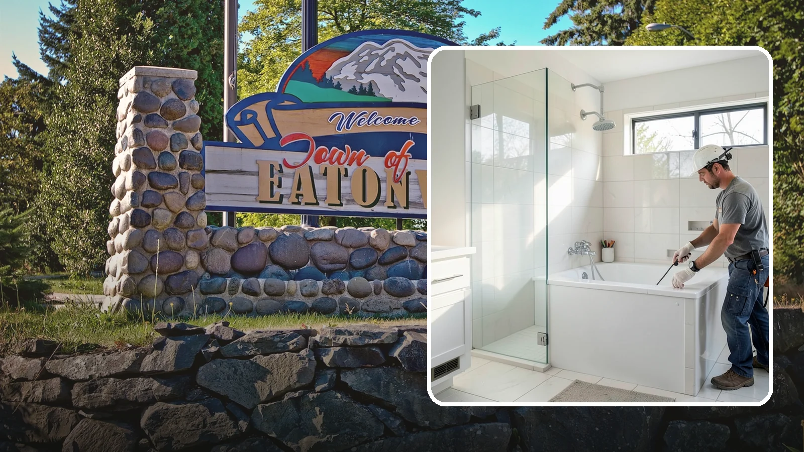 Bathtub Installation in Eatonville, Pierce County, WA - A bathtub installation sets a new tub with reliable plumbing and a clean, watertight surround.