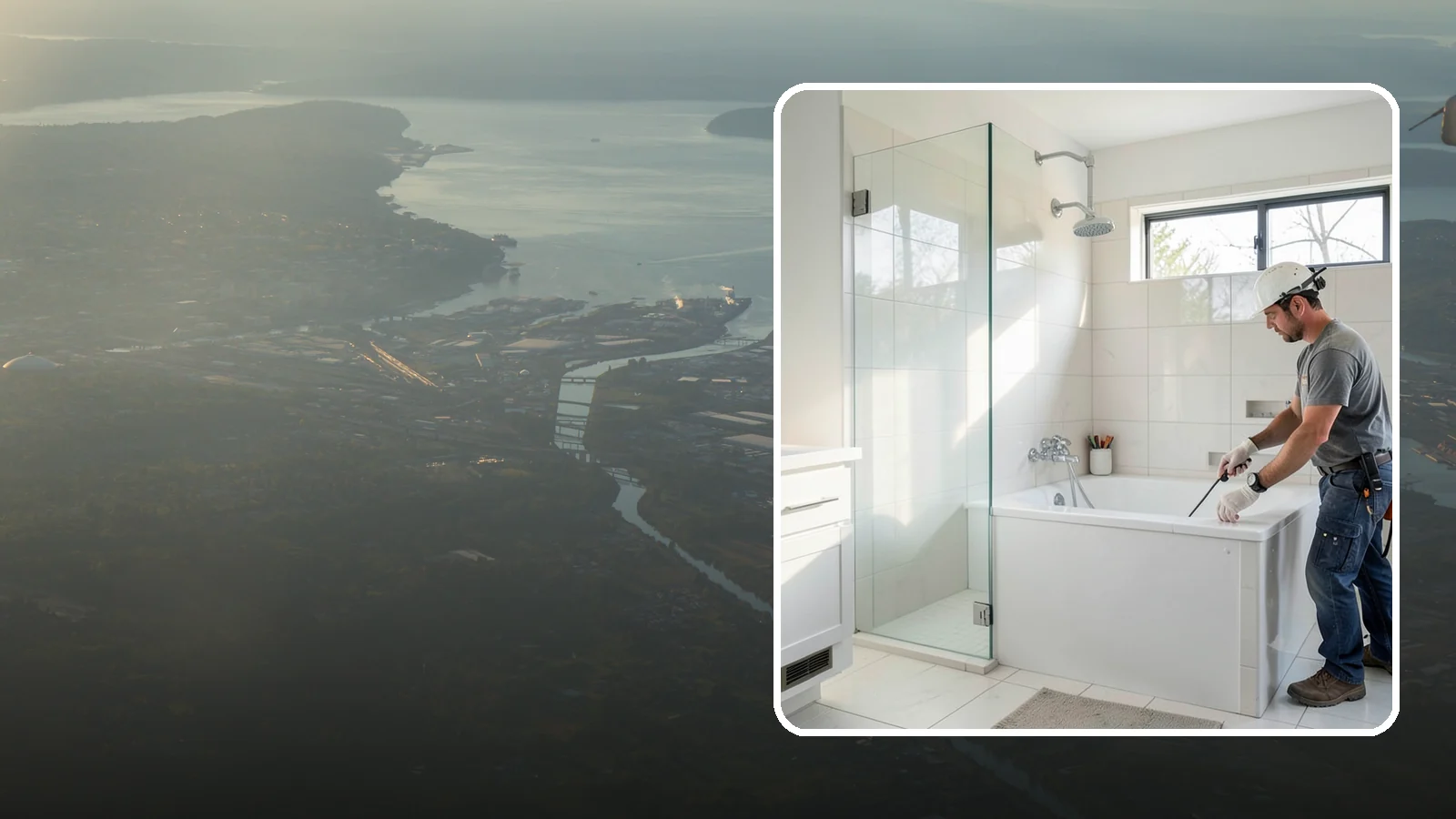 Bathtub Installation in Fife, Pierce County, WA - A bathtub installation sets a new tub with reliable plumbing and a clean, watertight surround.