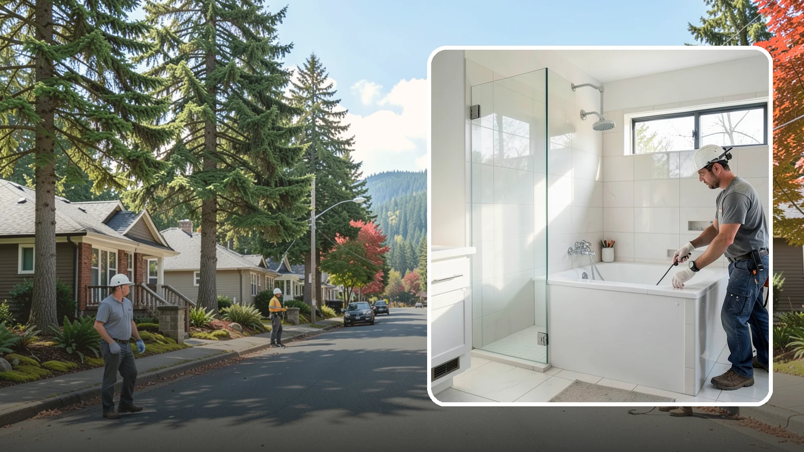 Bathtub Installation in Hunts Point, King County, WA - A bathtub installation sets a new tub with reliable plumbing and a clean, watertight surround.