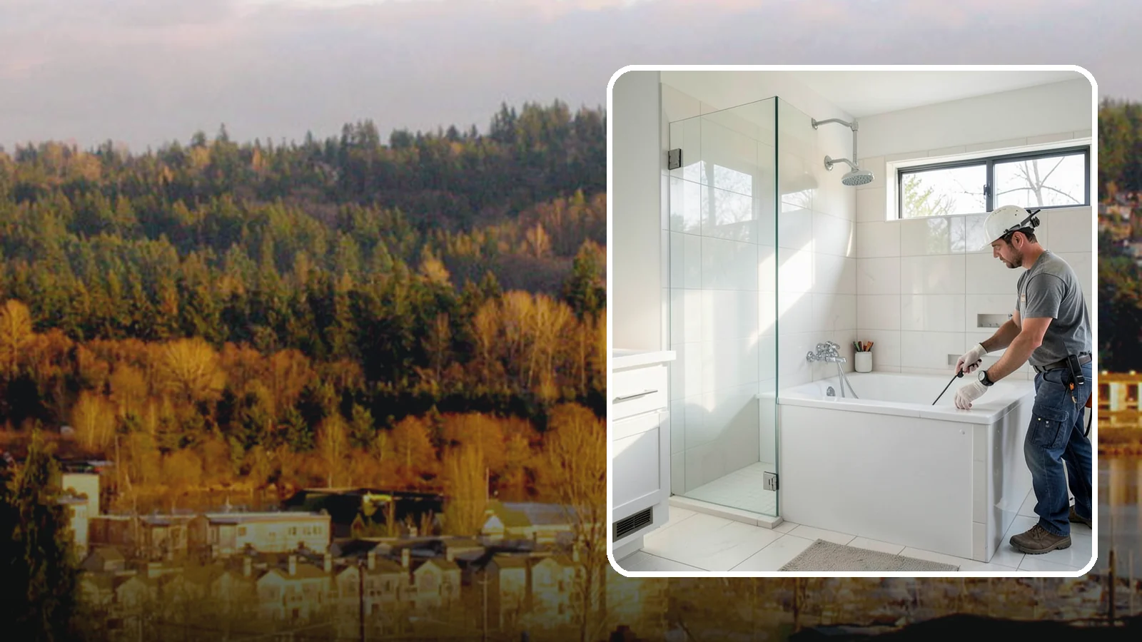 Bathtub Installation in Kenmore, King County, WA - A bathtub installation sets a new tub with reliable plumbing and a clean, watertight surround.