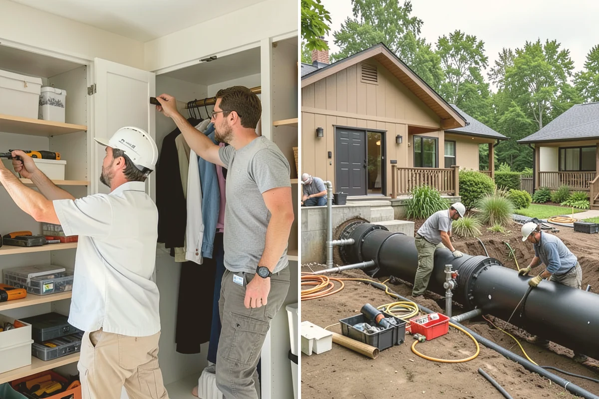 Bathtub Installation in Langley, Island County, WA - Remove the old tub and inspect plumbing
