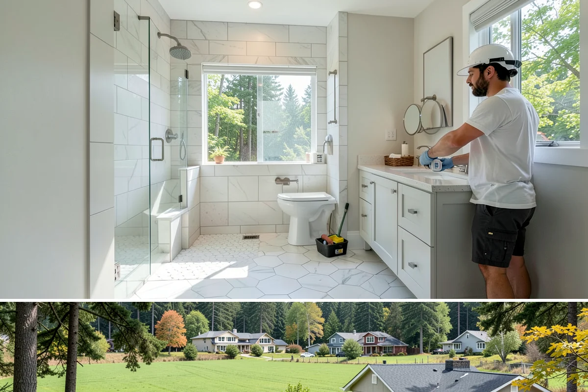 Bathtub Installation in Lyman, Skagit County, WA - Tub installations fit any part of the calendar since the work stays comfortably indoors.