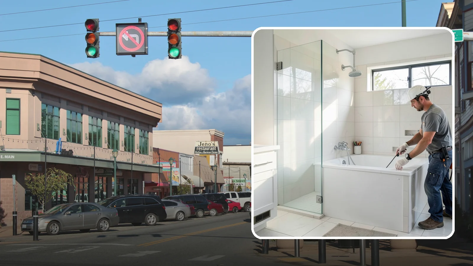 Bathtub Installation in Monroe, Snohomish County, WA - A bathtub installation sets a new tub with reliable plumbing and a clean, watertight surround.