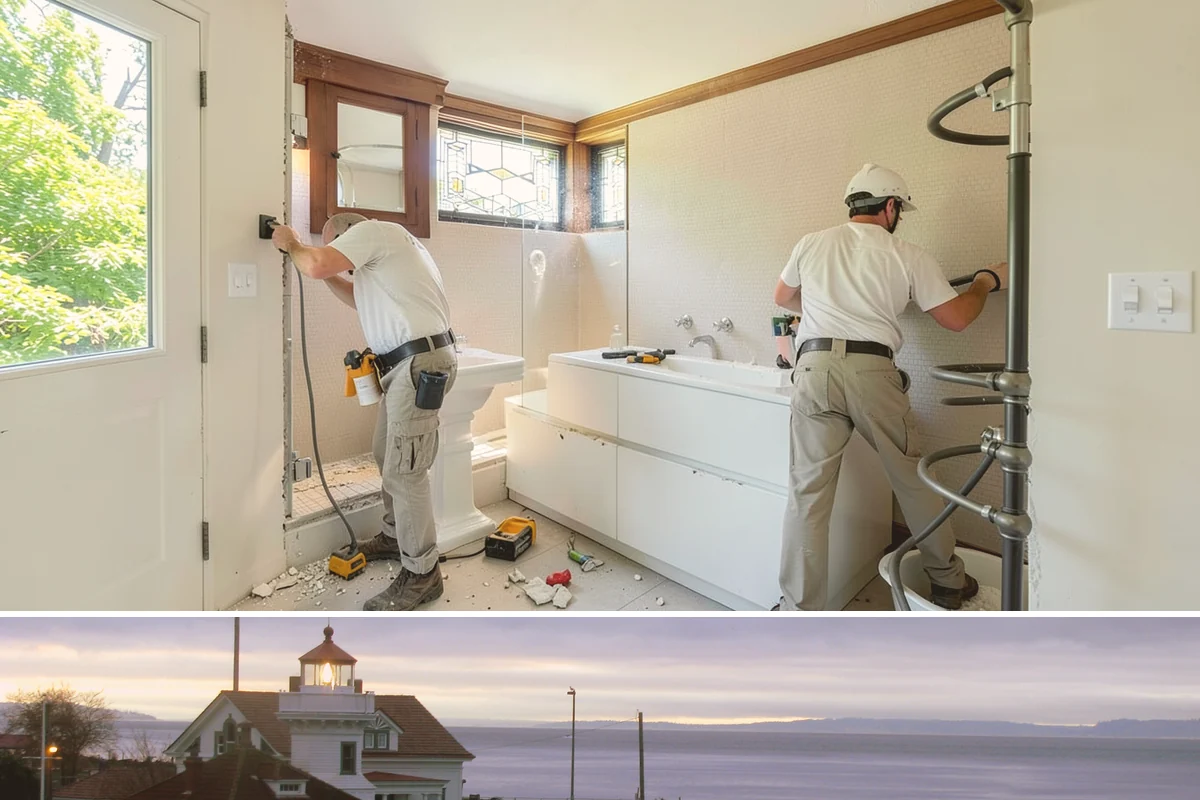 Bathtub Installation in Mukilteo, Snohomish County, WA - Tub installations fit any part of the calendar since the work stays comfortably indoors.