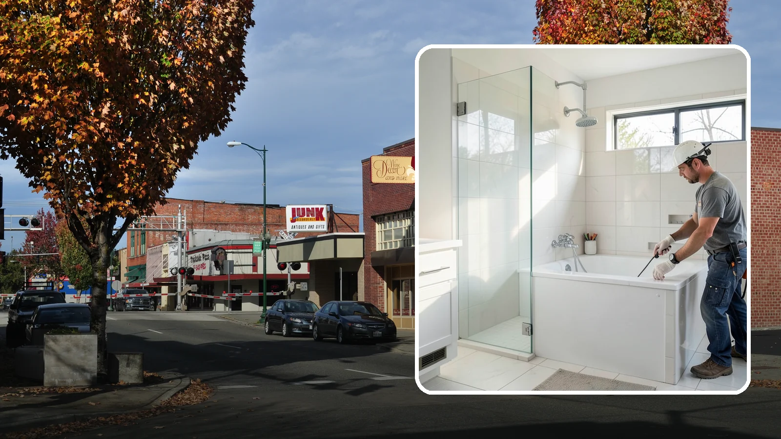 Bathtub Installation in Puyallup, Pierce County, WA - A bathtub installation sets a new tub with reliable plumbing and a clean, watertight surround.