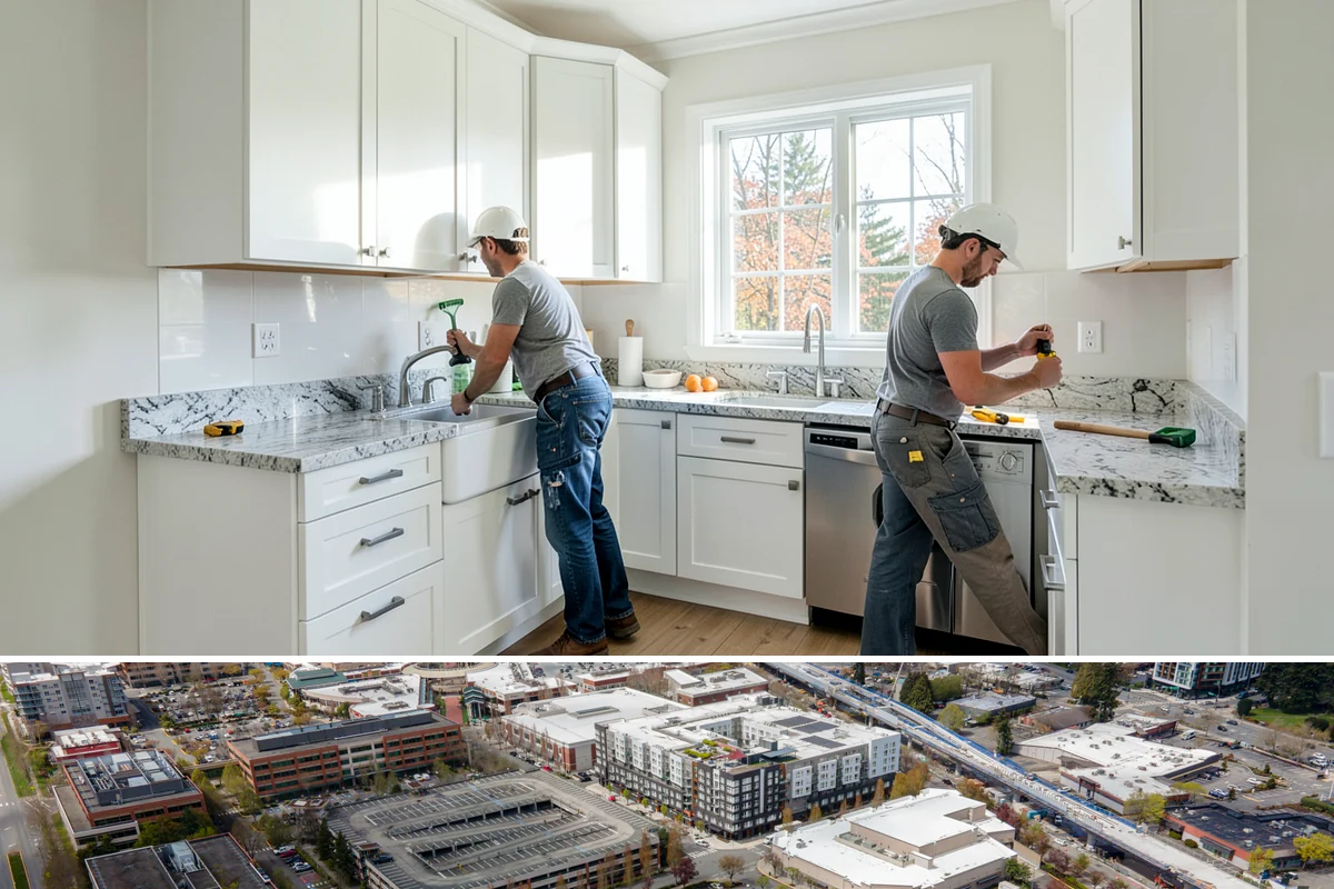 Bathtub Installation in Redmond, King County, WA - Tub installations fit any part of the calendar since the work stays comfortably indoors.