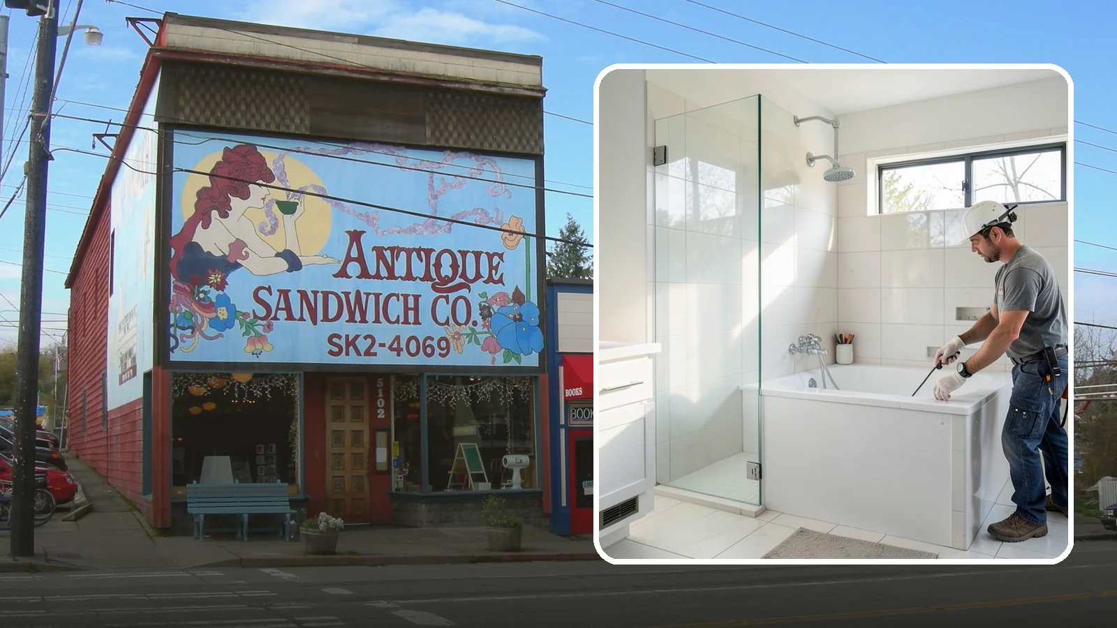 Bathtub Installation in Ruston, Pierce County, WA - A bathtub installation sets a new tub with reliable plumbing and a clean, watertight surround.