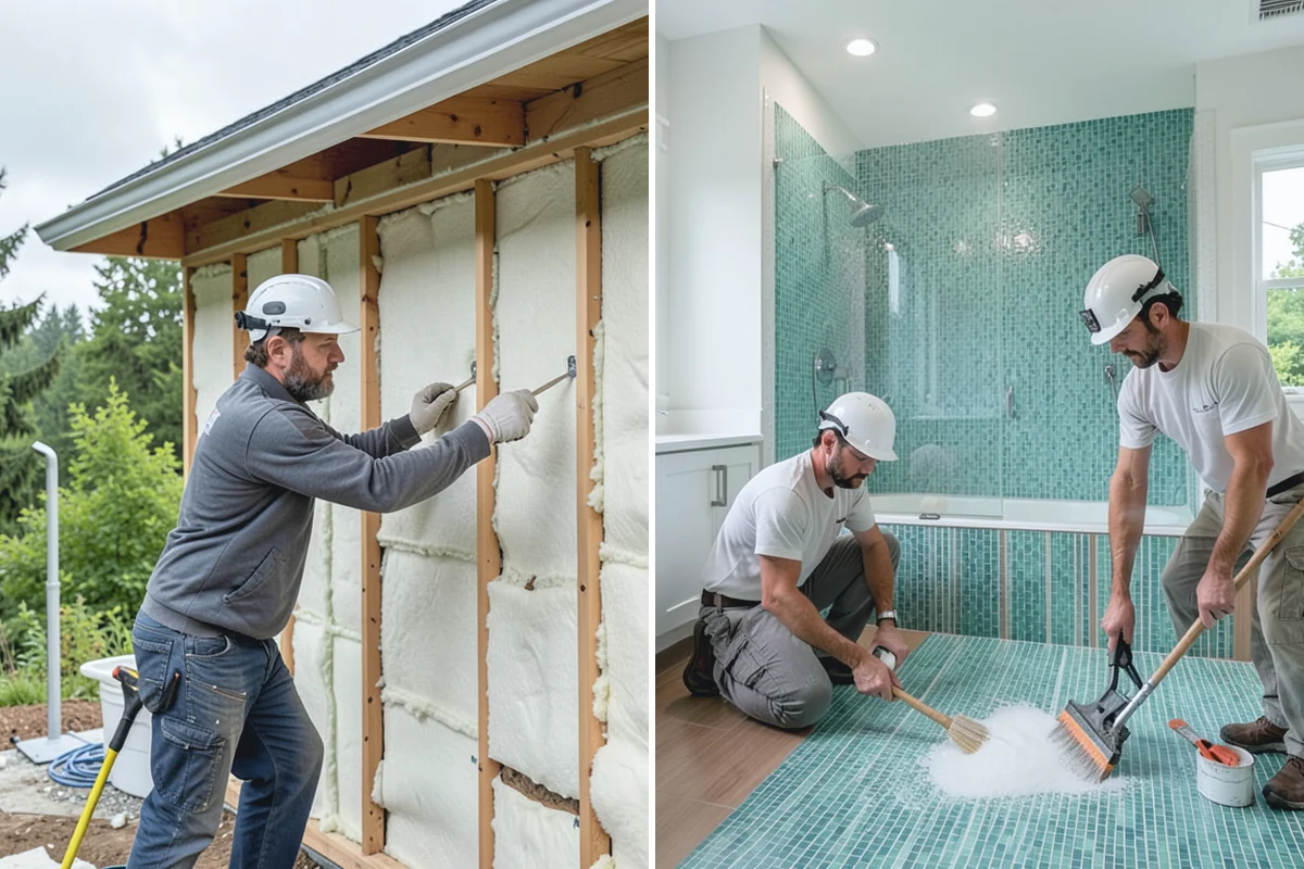 Bathtub Installation in Wilkeson, Pierce County, WA - Remove the old tub and inspect plumbing