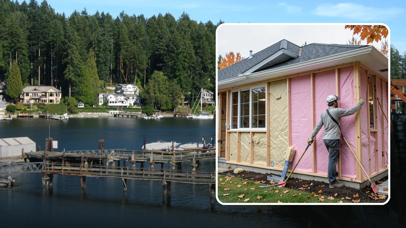 Batt Insulation in Gig Harbor, Pierce County, WA - We install batt insulation in walls, floors, and ceilings for reliable, cost-effective thermal performance.