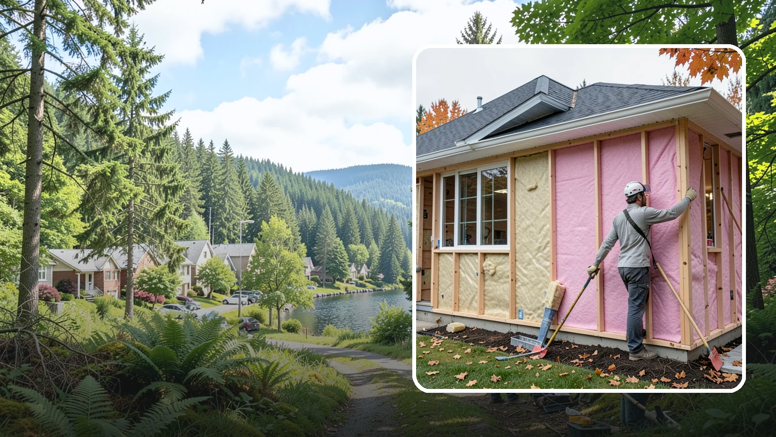 Batt Insulation in Lake Forest Park, King County, WA - We install batt insulation in walls, floors, and ceilings for reliable, cost-effective thermal performance.