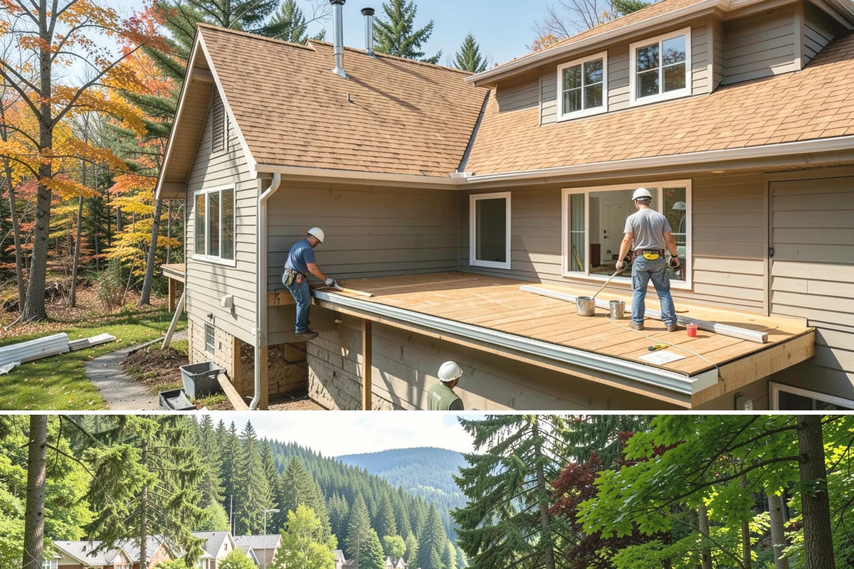 Batt Insulation in Lake Forest Park, King County, WA - Batt insulation fits any season and is commonly installed during remodel and framing phases year-round.