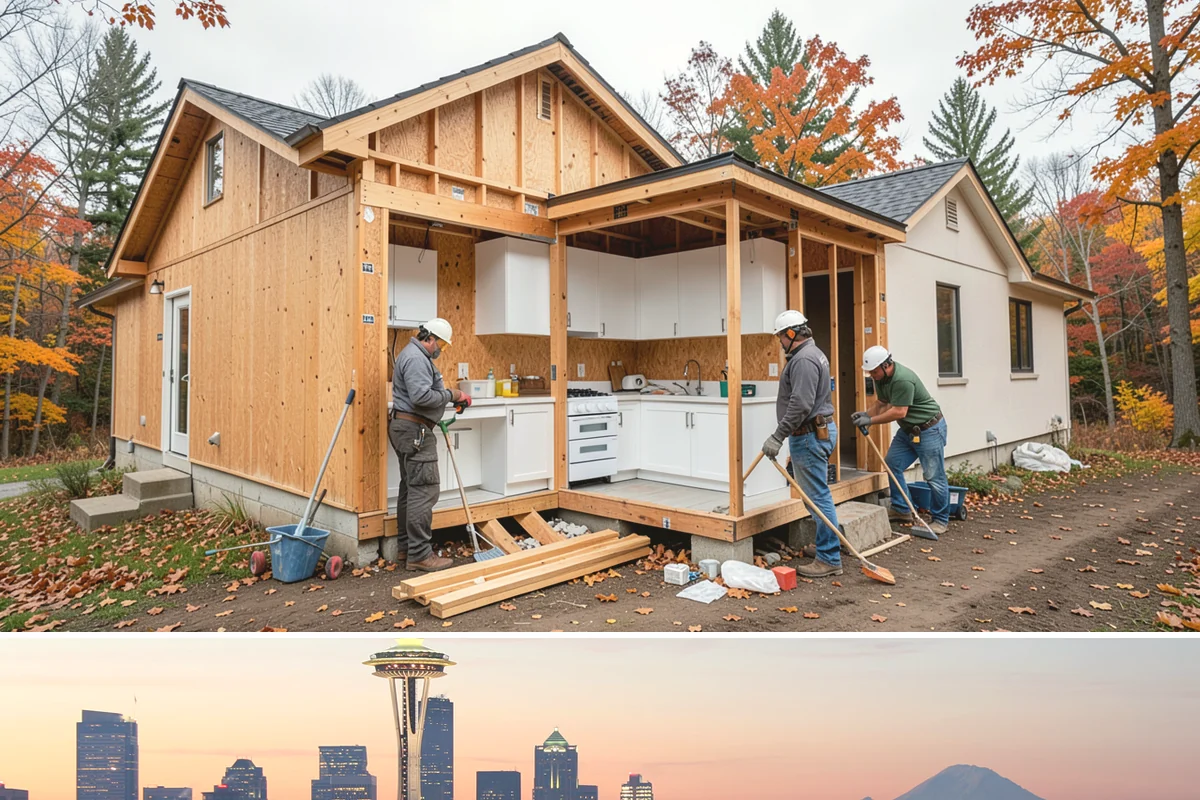 Batt Insulation in Seattle, King County, WA - Batt insulation fits any season and is commonly installed during remodel and framing phases year-round.