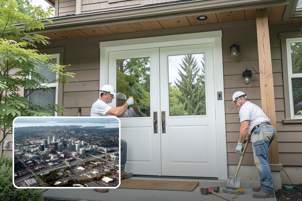 Battery Storage Installation in Bellevue, King County, WA - Provides backup power during storm outages