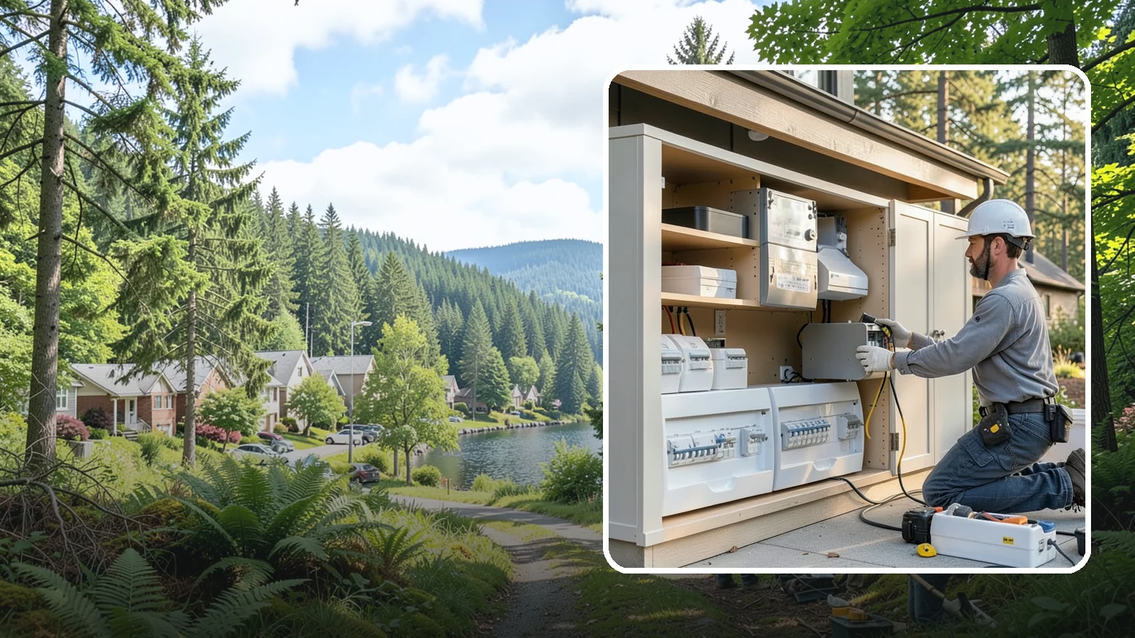 Battery Storage Installation in Lake Forest Park, King County, WA - Home battery storage installation that keeps essentials running when the power goes out.