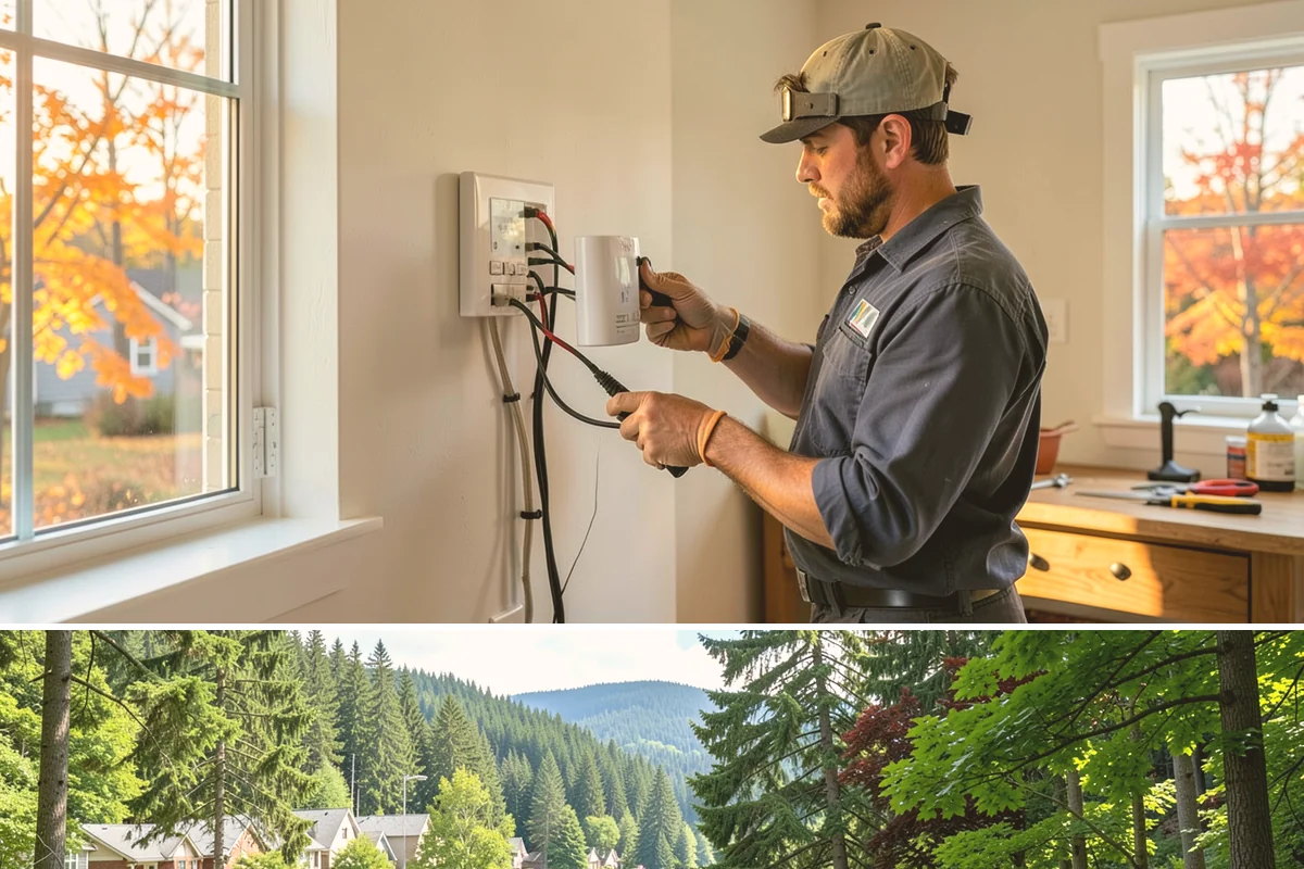 Battery Storage Installation in Lake Forest Park, King County, WA - Installing before fall storm season ensures backup is ready when outages are most likely.