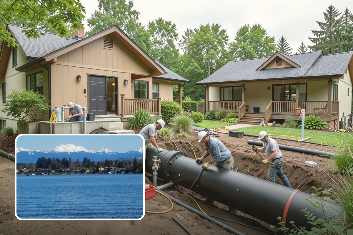 Battery Storage Installation in Lake Stevens, Snohomish County, WA - Provides backup power during storm outages