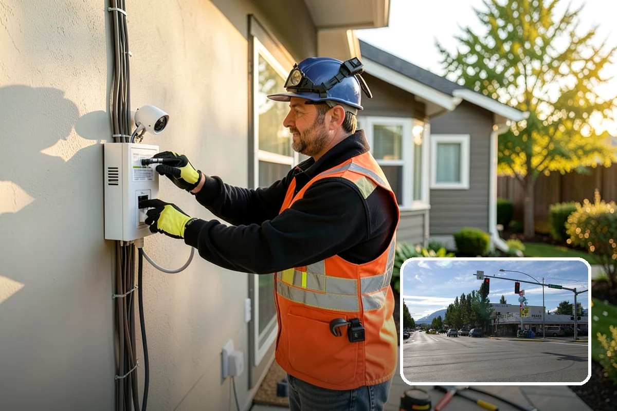 Battery Storage Installation in North Bend, King County, WA - Provides backup power during storm outages