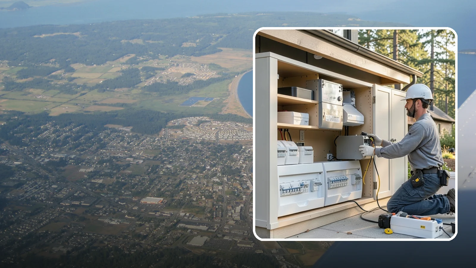 Battery Storage Installation in Oak Harbor, Island County, WA - Home battery storage installation that keeps essentials running when the power goes out.