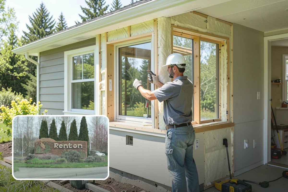 Battery Storage Installation in Renton, King County, WA - Provides backup power during storm outages