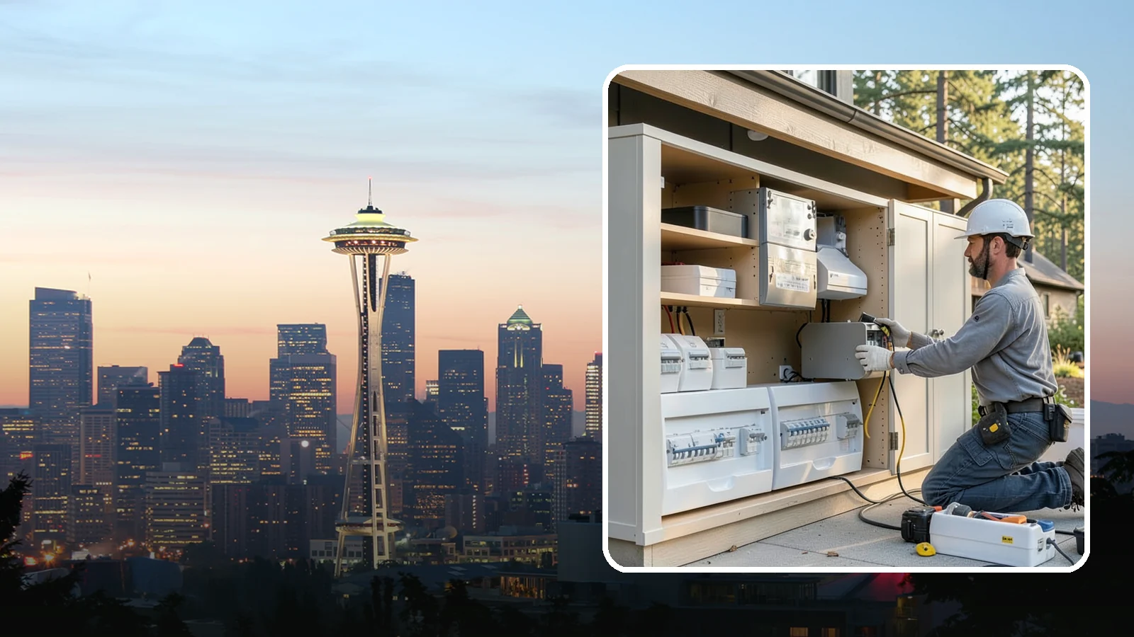 Battery Storage Installation in Seattle, King County, WA - Home battery storage installation that keeps essentials running when the power goes out.