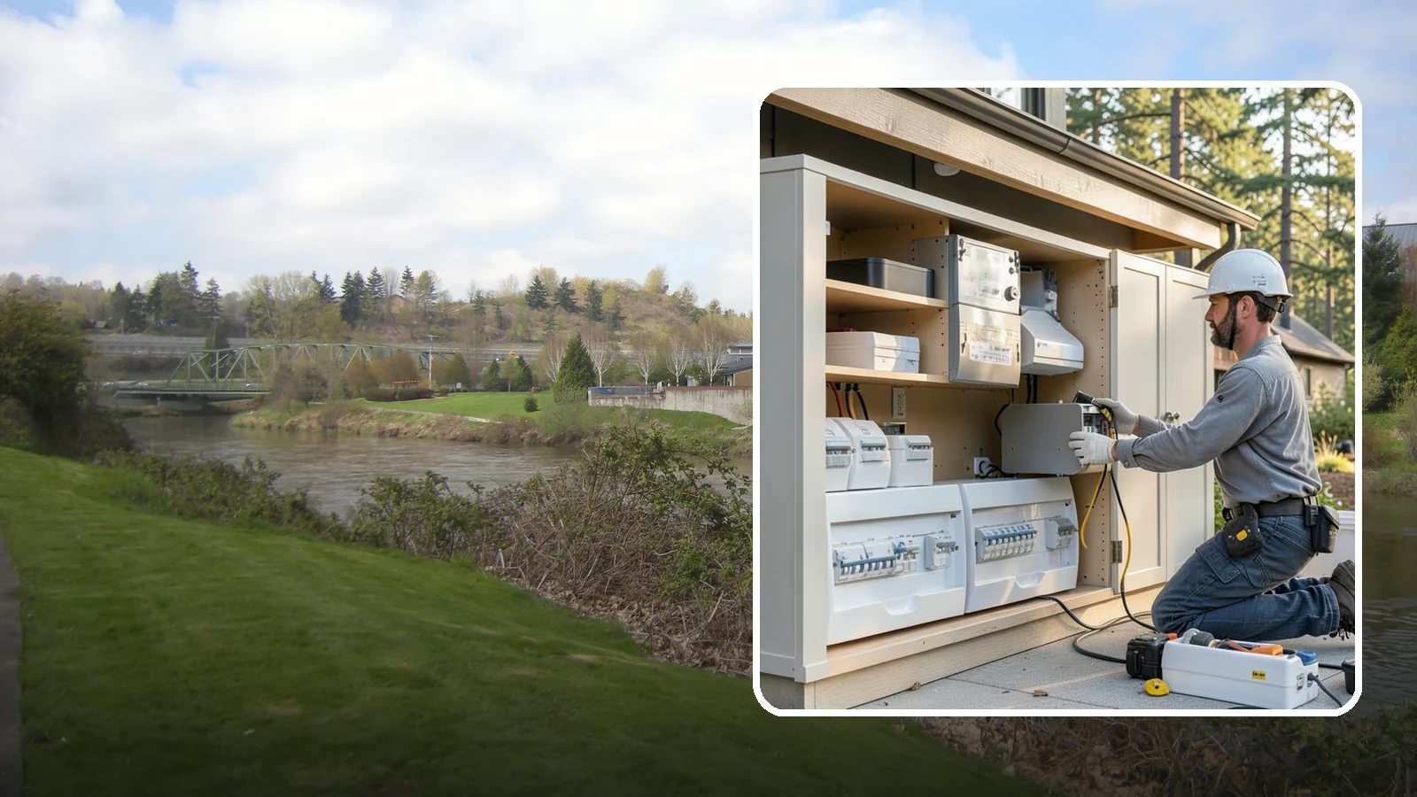 Battery Storage Installation in Tukwila, King County, WA - Home battery storage installation that keeps essentials running when the power goes out.