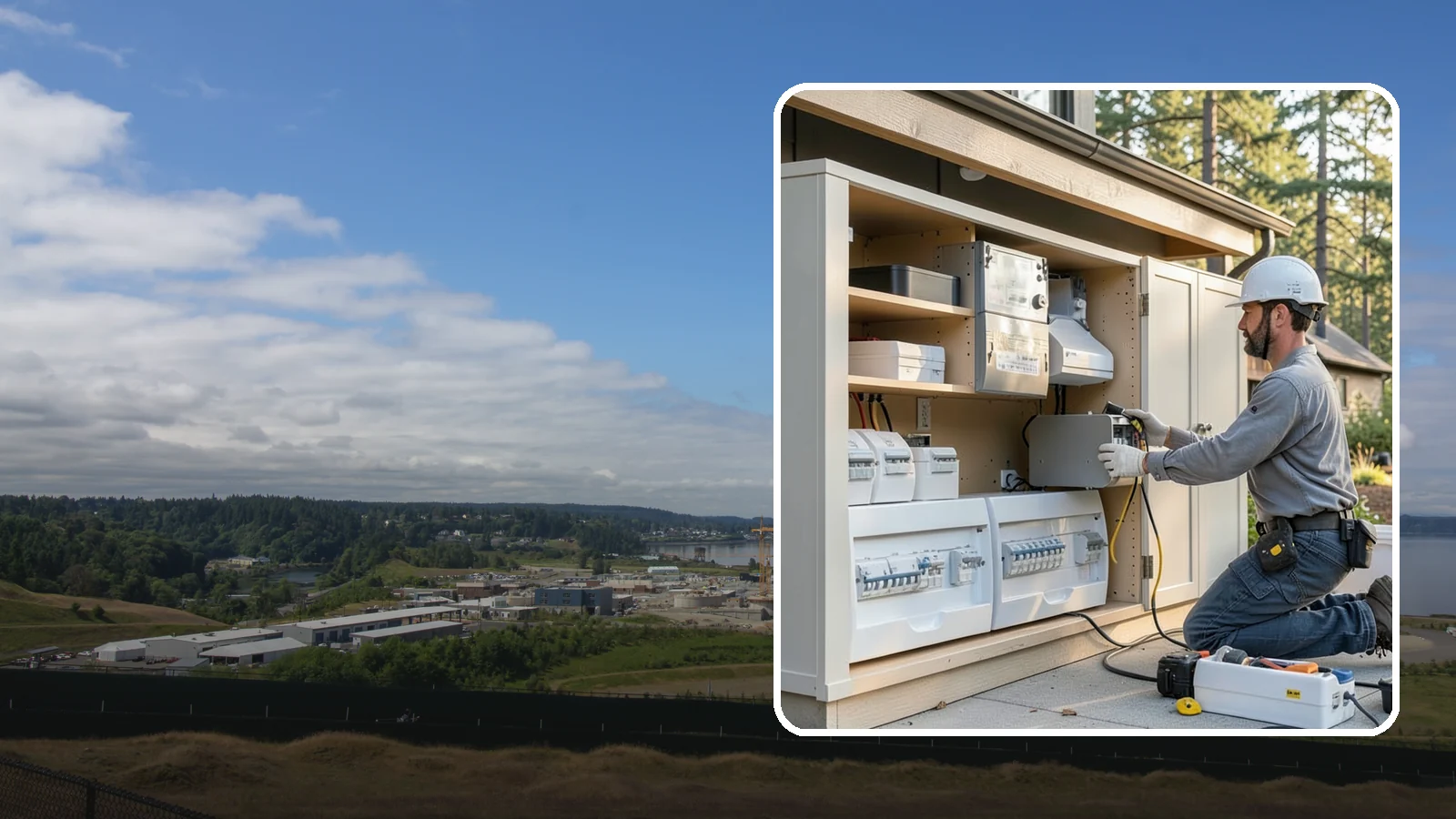 Battery Storage Installation in University Place, Pierce County, WA - Home battery storage installation that keeps essentials running when the power goes out.