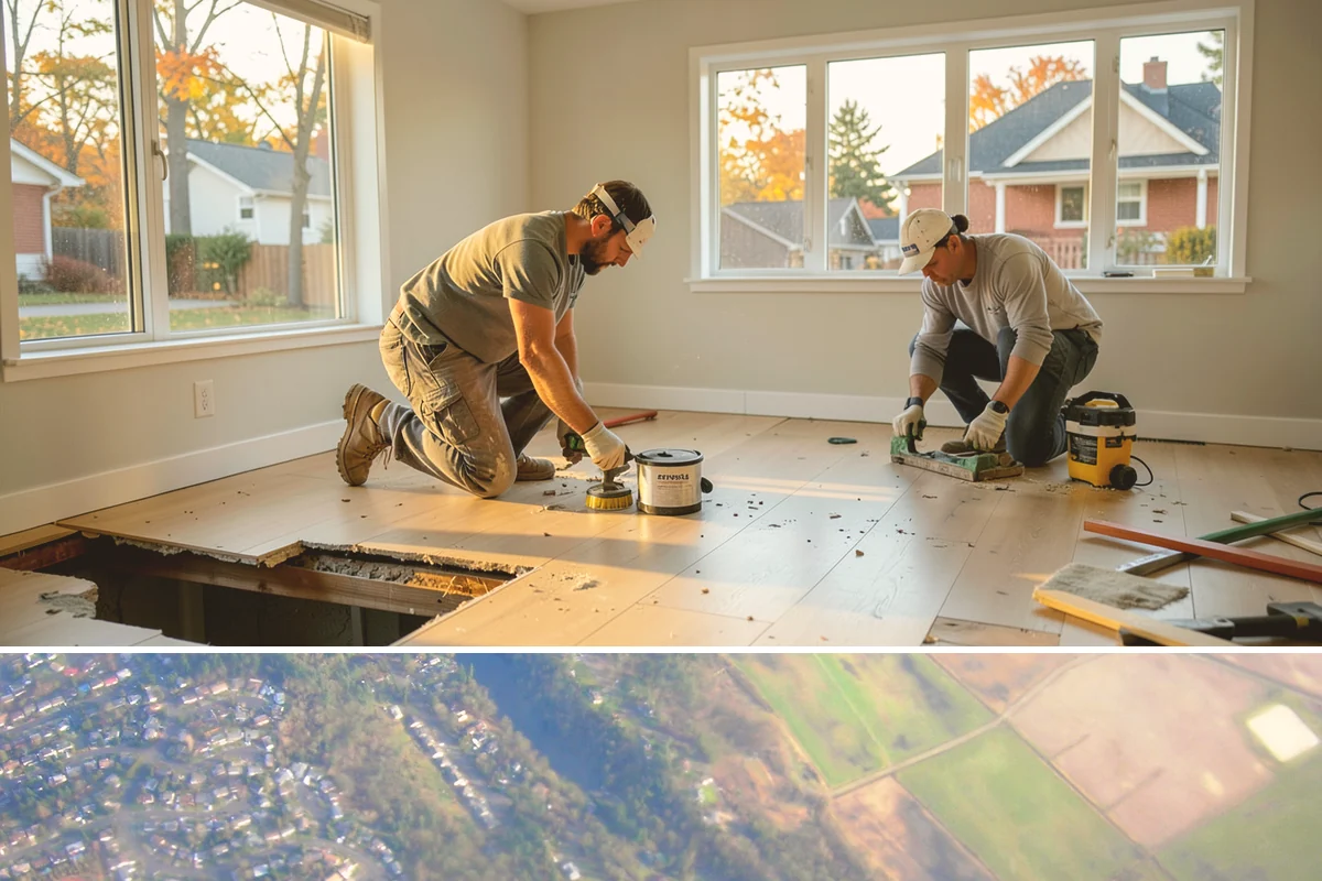 Bay Window Installation in Algona, King County, WA - Because bay installations open the wall and add a small roof, we schedule them during drier spells to keep the structure...