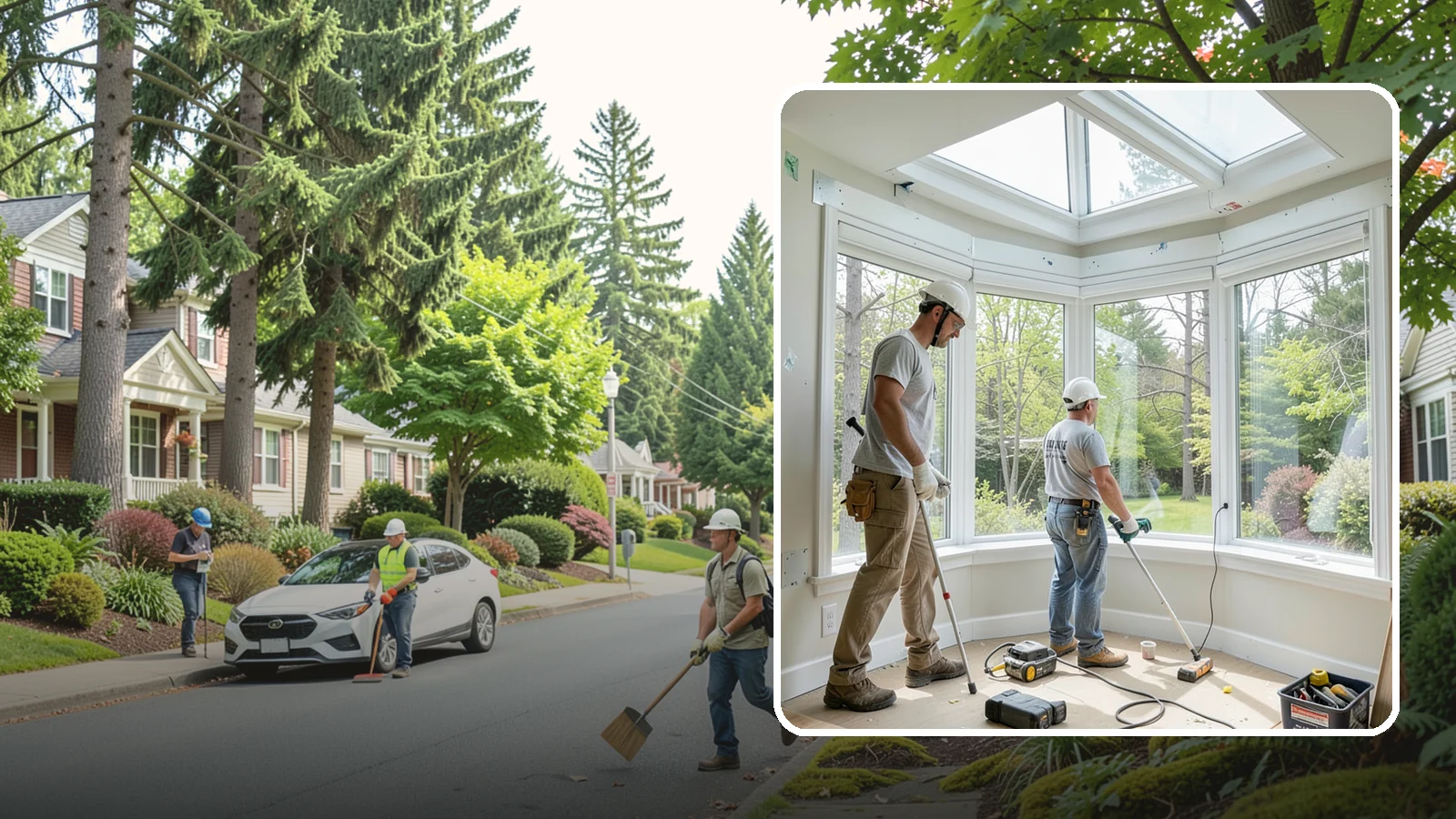 Bay Window Installation in Beaux Arts Village, King County, WA - Building out and installing bay windows that add space, light, and a bright focal point to your PNW home.