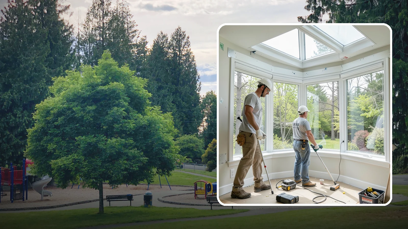 Bay Window Installation in Bonney Lake, Pierce County, WA - Building out and installing bay windows that add space, light, and a bright focal point to your PNW home.